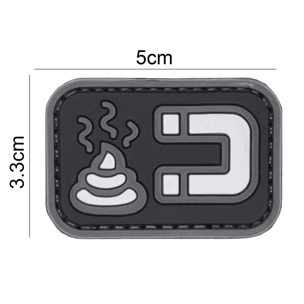 Shit Magnet Patch Black/White