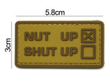 Nut Up, Shut Up Patch Tan