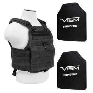 VISM by NcSTAR Plate Carrier w/ Level III PE Ballistic Hard Plates