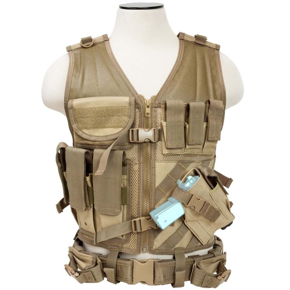 Vism by NcSTAR Tactical Cross Draw Vest