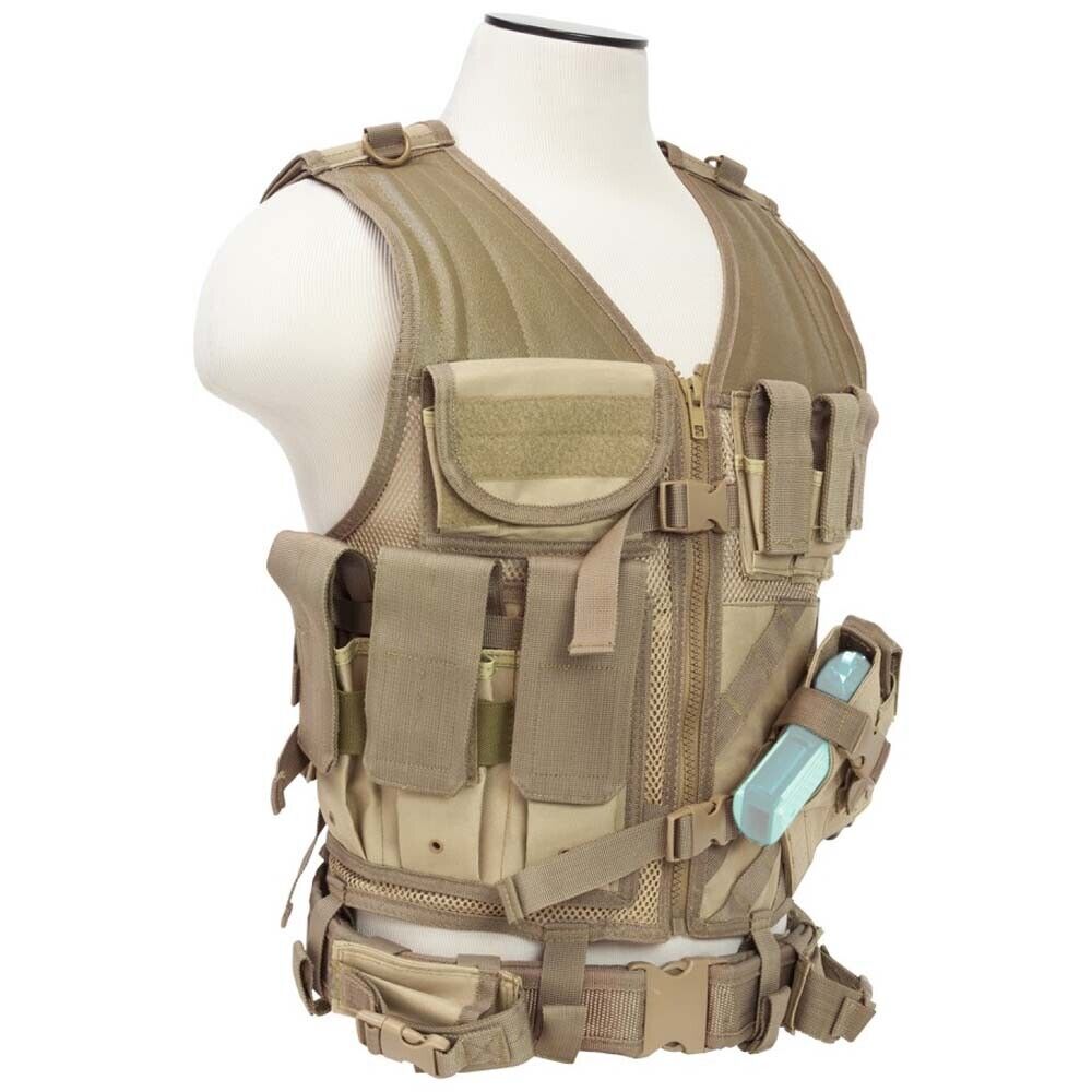 Vism by NcSTAR Tactical Cross Draw Vest