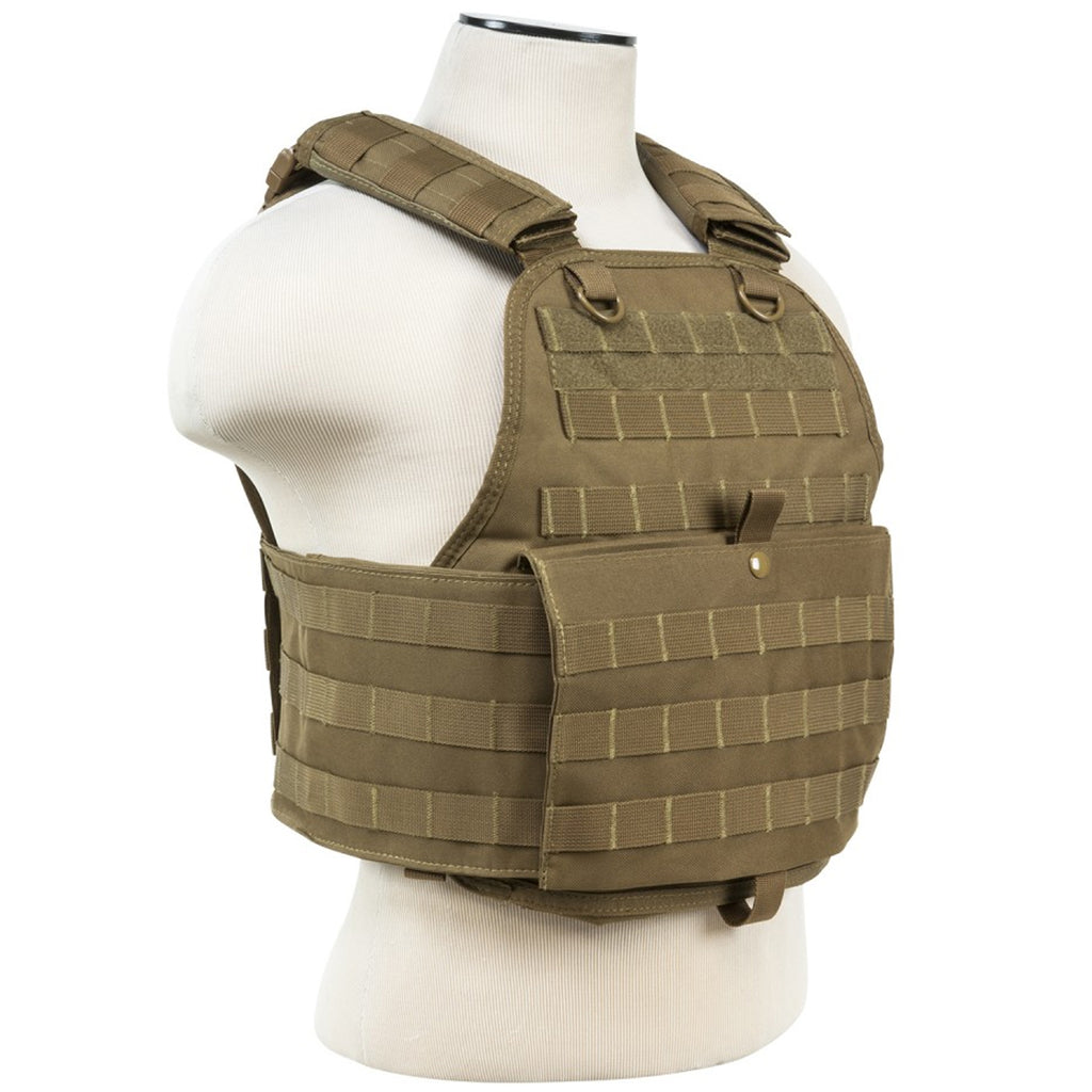 VISM by NcSTAR Plate Carrier w/ Level III PE Ballistic Hard Plates