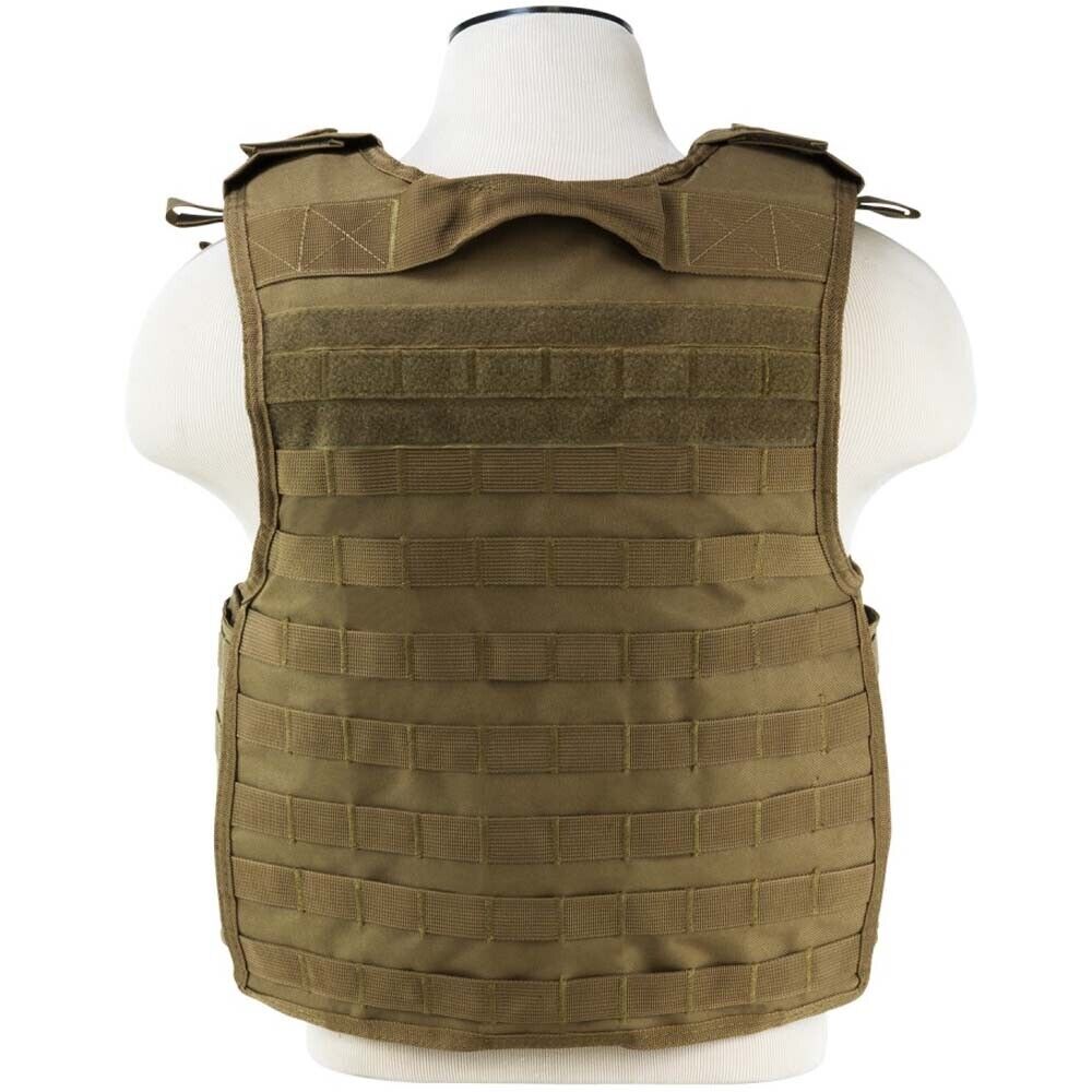 VISM by NcSTAR Quick Release Plate Carrier w/ Level III PE Ballistic Hard Plates