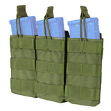 Condor MOLLE Triple M4/M16 Open Top Mag Pouch