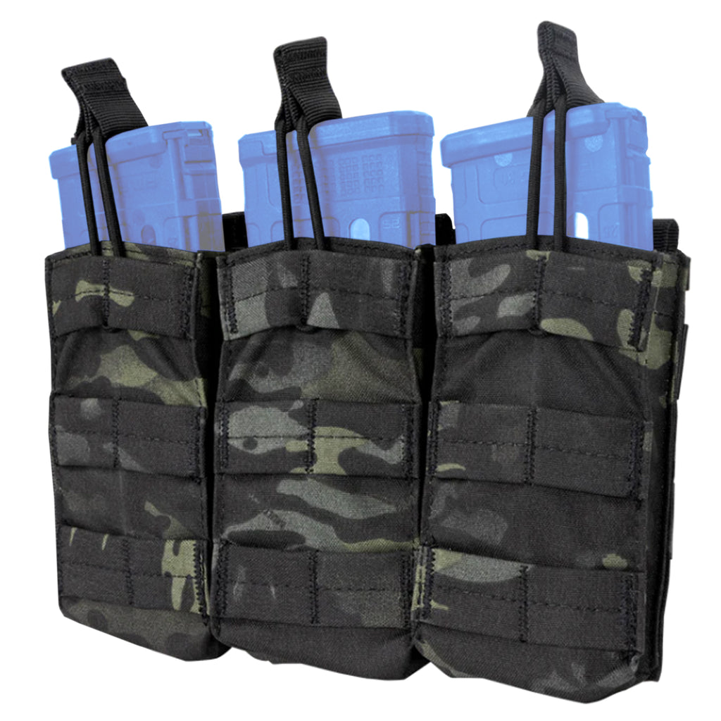 Condor MOLLE Triple M4/M16 Open Top Mag Pouch