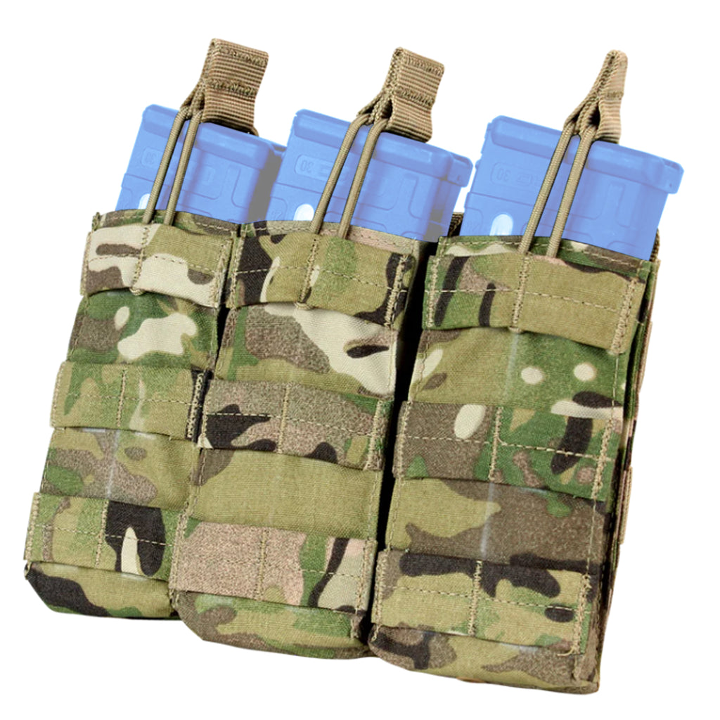 Condor MOLLE Triple M4/M16 Open Top Mag Pouch