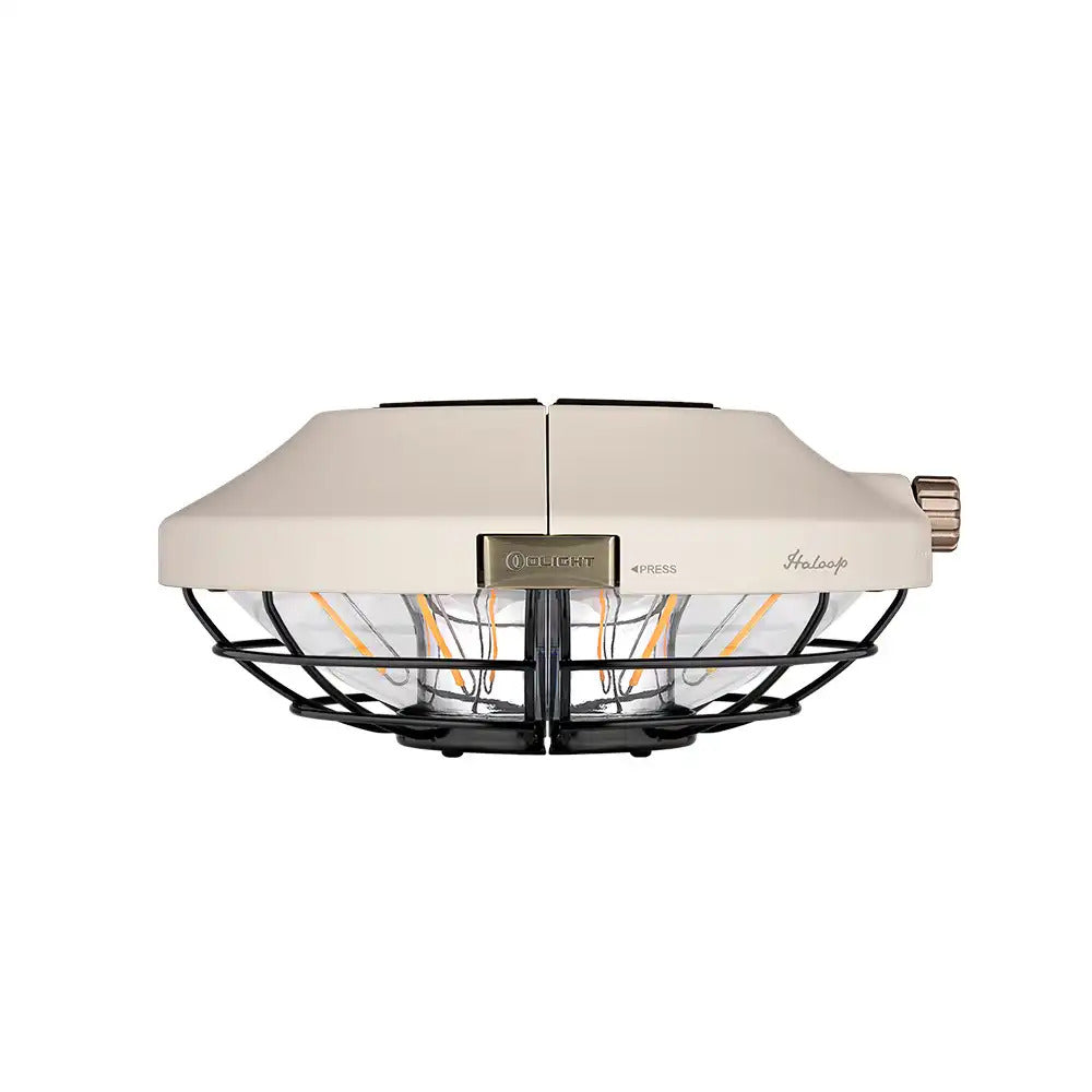 Olight Haloop Camping Metal Light - Clay Beige