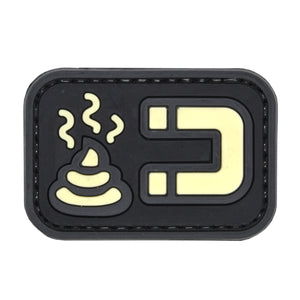 Shit Magnet Patch Black/Glow in the Dark