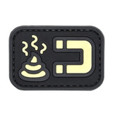 Shit Magnet Patch Black/Glow in the Dark