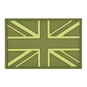 UK Flag Patch OD Green