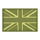 UK Flag Patch OD Green