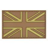 UK Flag Patch Tan