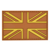 UK Flag Patch Orange