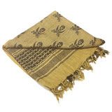 Condor 100% Cotton Shemagh Pirate - Tan/Black