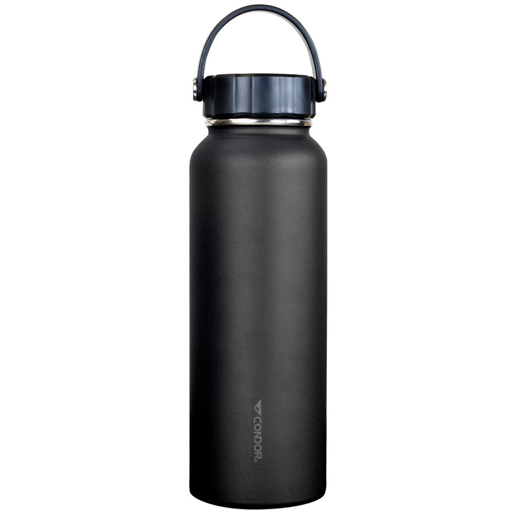 Condor 40oz Vacuum Sealed Thermal Bottle - Black