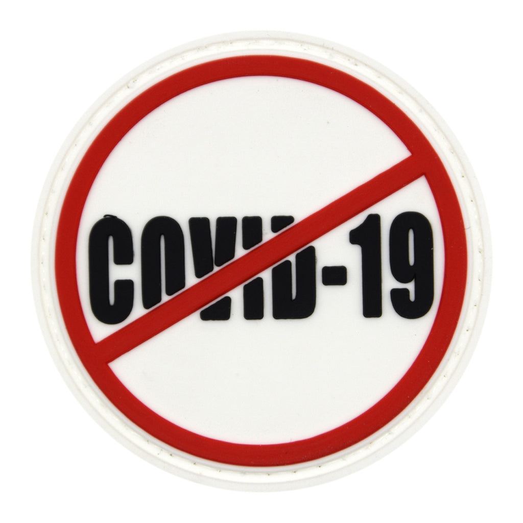 Stop COVID-19 Patch White