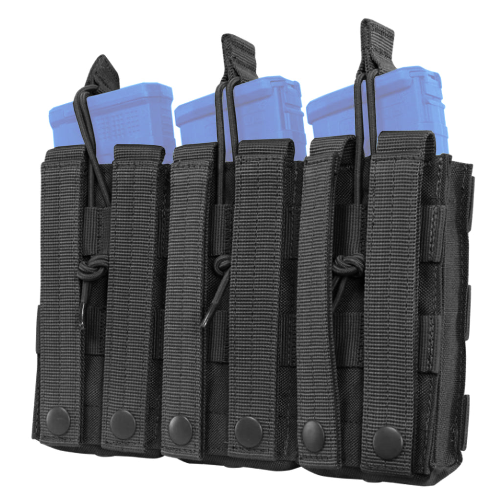 Condor MOLLE Triple M4/M16 Open Top Mag Pouch