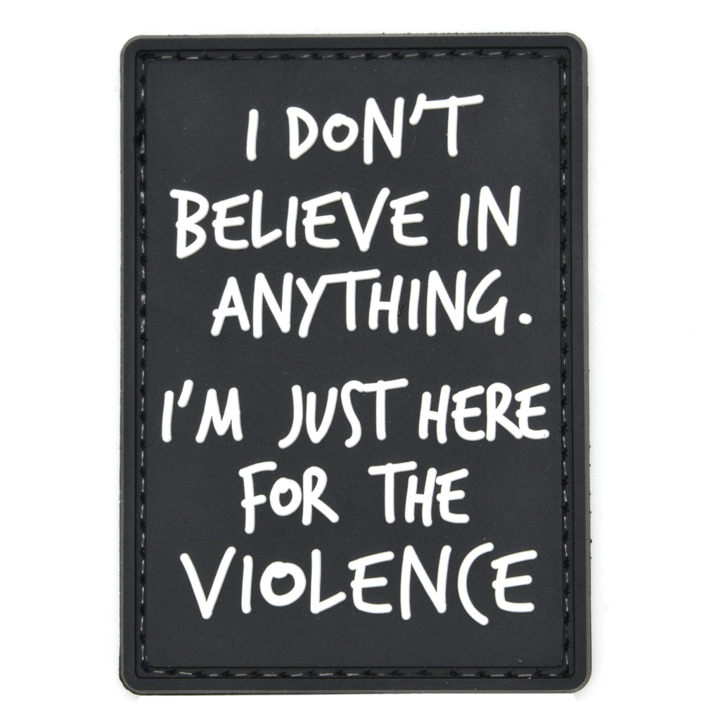 I'm Just Here for the Violence Patch Black