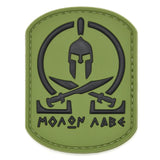 Molon Labe Patch Swords OD Green