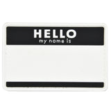 Hello My Name Is Patch Black