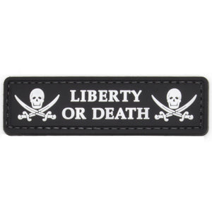 Liberty or Death Patch Black/White