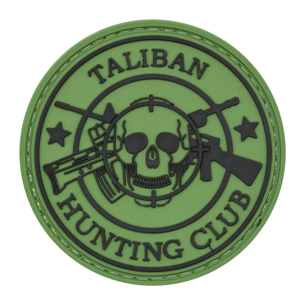 Taliban Hunting Club Patch Black/Green