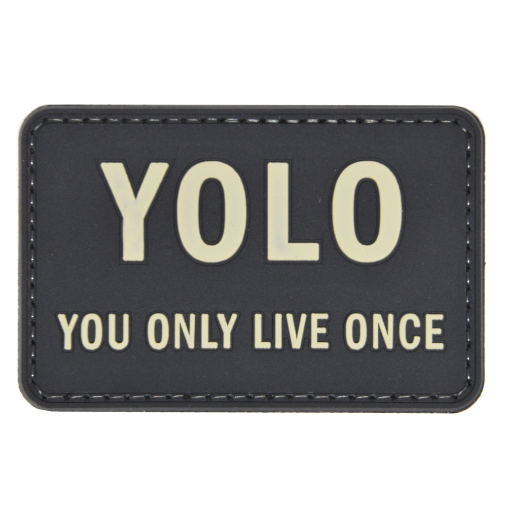 YOLO Patch Black