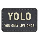 YOLO Patch Black