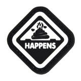 Shit Happens Patch Black
