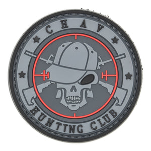 Chav Hunting Club Patch Gray