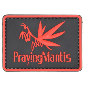 Praying Mantis Patch Black/Red