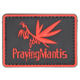 Praying Mantis Patch Black/Red