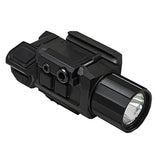 VISM by NcSTAR Pistol Flashlight With Strobe & Red Laser