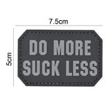 Do More Suck Less Patch Black/Gray