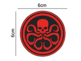 Hydra Skull Patch Black/Red