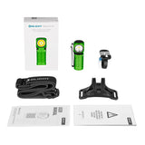 Olight Perun 2 Mini LED Rechargeable Headlamp - Lime Green CW (5700-6700K)