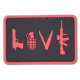 Love Patch Red