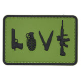 Love Patch Green