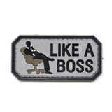 Like a Boss Patch Black/Gray