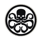 Hydra Skull Patch Black/White