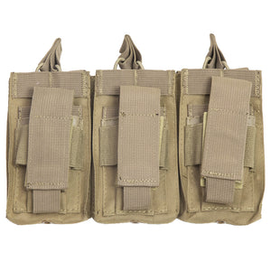thumbnail image 2 of Triple Open Top Magazine Pouch – Nylon, Black – Fits .223/5.56 & 7.62 Mags 2 of 6