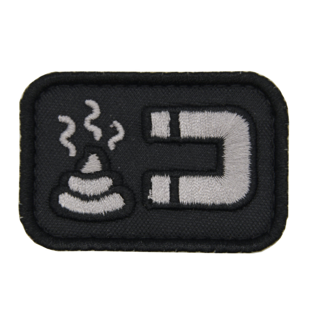 Shithook Patch Shit Magnet Embroidered Patch Black/Gray – Razor Edge Group