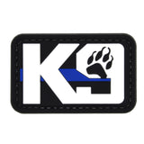 K9 Police Dog Patch Thin Blue Line/White