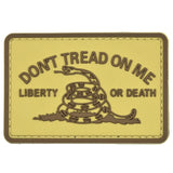 Don't Tread on Me Liberty or Death Patch Tan/Coyote